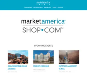 Marketamericaevents.com(Market America) Screenshot