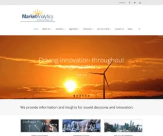 Marketanalytics.com(Helping to outshine the competition) Screenshot