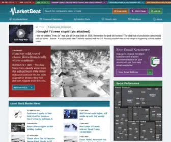 Marketbeat.com(Stock Market News and Research Tools) Screenshot