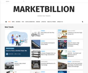 Marketbillion.com(Marketing Trends) Screenshot