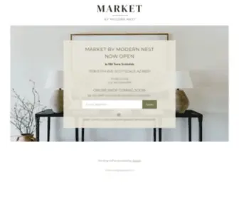 Marketbymodernnest.com(Modern home decor. Every item in our shop) Screenshot