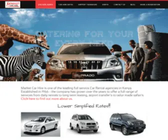 Marketcarhire.com(Car Hire Nairobi) Screenshot