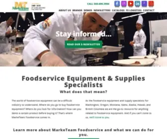 Marketeamnw.com(MarkeTeam Foodservice Equipment & Supplies Specialists) Screenshot