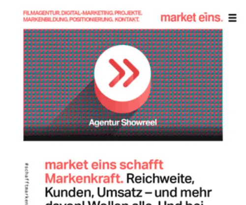 Marketeins.de(Full Service Digitalagentur) Screenshot