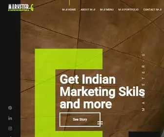 Marketerji.com(The New Standard For Achieving Goals) Screenshot