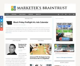 Marketersbraintrust.com(Marketer's Braintrust) Screenshot