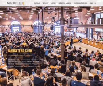 Marketersclub.it(Marketers Club 2022) Screenshot