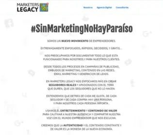 Marketerslegacy.com(⭐️ Marketers Legacy (#MSL)) Screenshot