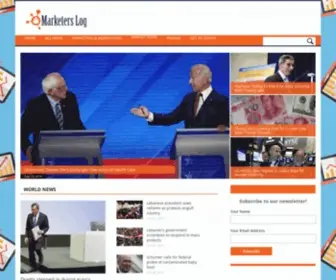 Marketerslog.com(Marketers Log) Screenshot