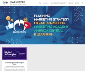 Marketersv.com(MARKETERS) Screenshot