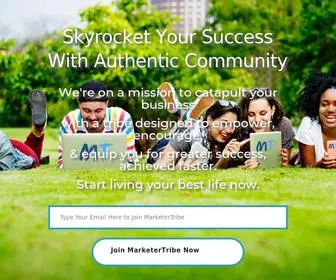 Marketertribe.com(Marketer Tribe) Screenshot