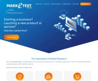 Marketest.co.uk(Market research) Screenshot