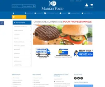 Marketfood.fr(Grossiste alimentaire pour professionnels de la restauration) Screenshot