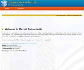 Marketfutureindia.com(Market Future India) Screenshot