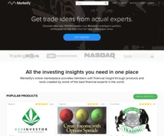 Marketfy.com(Follow traders) Screenshot