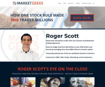 Marketgeeks.com(Market Geeks & Options Geeks) Screenshot