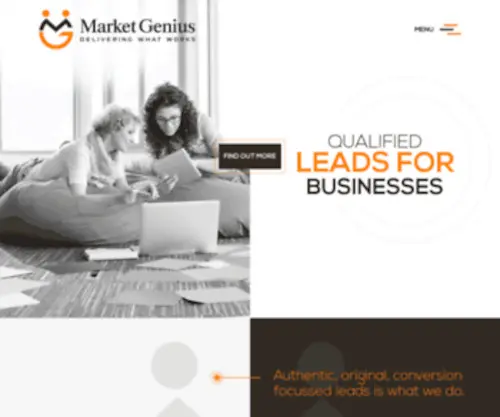 Marketgenius.co.uk(ONLINE LEAD GENERATION & CALL CENTRE SERVICES) Screenshot