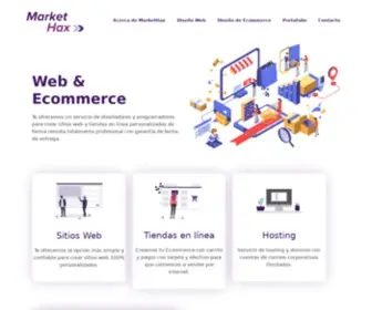 Markethax.com(Aprende a Crear Sitios Web con Cursos Gratis) Screenshot