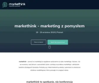 Markethink.pl(Marketing z pomysłem) Screenshot