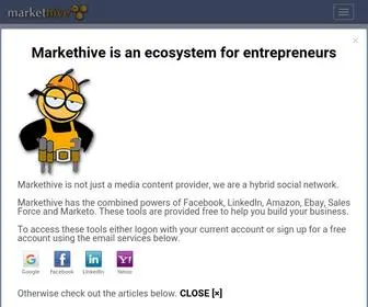 Markethive.com(Social Network for Entrepreneurs. The Rise of the Entrepreneurs) Screenshot