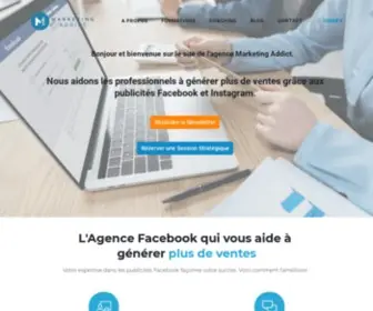 Marketing-Addict.com(L'agence) Screenshot