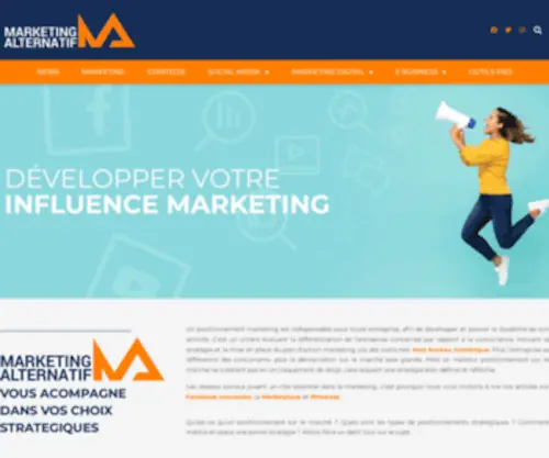 Marketing-Alternatif.com(Positionnement et stratégie Marketing) Screenshot