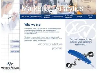 Marketing-Analytics.co.uk(Marketing Analytics) Screenshot