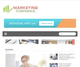 Marketing-Confidence.com(Marketing & Business) Screenshot