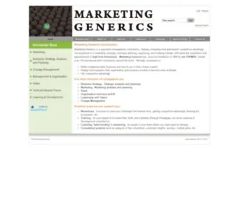 Marketing-Generics.com(Marketing Generics) Screenshot