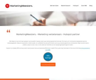 Marketing-Meesters.nl(MarketingMeesters) Screenshot