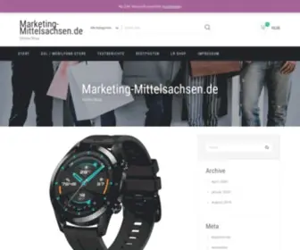 Marketing-Mittelsachsen.de(Online Shop) Screenshot