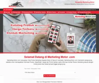 Marketing-Motor.com(Webportal Marketing Sepeda Motor Indonesia) Screenshot