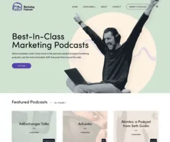 Marketing-Podcasts.com(Marketing Podcasts) Screenshot