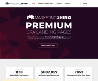Marketing-Rhino.com(Marketing Rhino) Screenshot