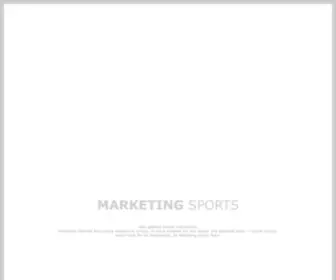 Marketing-Sports.de(MARKETING SPORTS) Screenshot