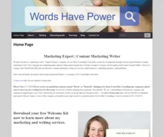 Marketing-Writer.com(Seven Oaks Consulting) Screenshot