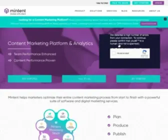 Marketing.ai(Content Marketing Software and Content Marketing Services) Screenshot