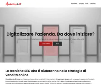 Marketingandit.it(Strategie per digitalizzare l'azienda e strumenti di digital marketing) Screenshot