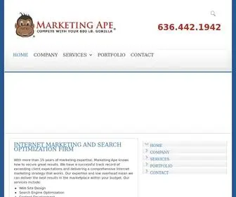 Marketingape.com(Internet Marketing Firm) Screenshot