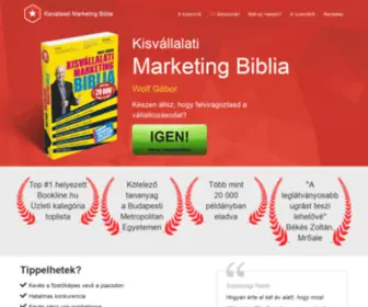 Marketingbiblia.hu(Marketingbiblia) Screenshot