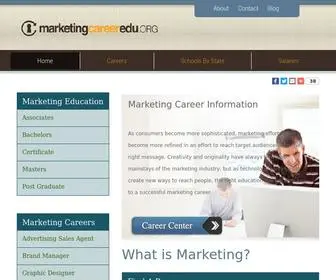 Marketingcareeredu.org(Marketing Career Education) Screenshot
