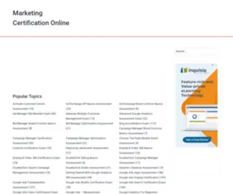 Marketingcertificationonline.com(Marketing Certification Online) Screenshot