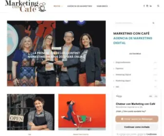 Marketingconcafe.com(Marketing con Caf) Screenshot