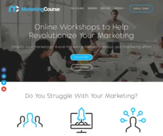 Marketingcourse.org(Marketing Masterclass) Screenshot