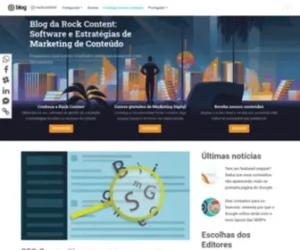 Marketingdeconteudo.com(Blog Rock Content) Screenshot
