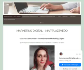 Marketingdigital-Martaazevedo.com(Marketing Digital) Screenshot