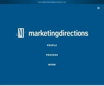 Marketingdirectionsinc.com(Helping Brands Go places) Screenshot