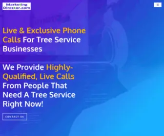 Marketingdirector.com(Leads For Tree Service Businesses) Screenshot