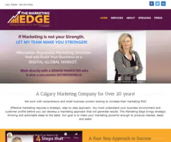 Marketingedge.ab.ca(The Marketing Edge) Screenshot