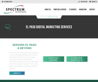 Marketingelpaso.com(Spectrum Technologies) Screenshot